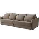 Sofá Retrátil E Reclinável 2,10m Mariah Veludo Capuccino Made