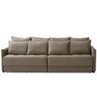 Sofá Retrátil E Reclinável 2,10m Mariah Veludo Capuccino Made