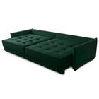 Sofá Retrátil E Reclinável 2,10m Mariah Veludo Verde Madelina