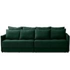 Sofá Retrátil E Reclinável 2,10m Mariah Veludo Verde Madelina
