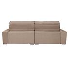 Sofá Retrátil E Reclinável 2,12m Com Molas Cama Inbox Estilo