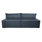 Sofa Retrátil E Reclinável 2,12m Com Molas Ensacadas Cama Inb