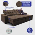 Sofá Retrátil E Reclinável 2,12m Molas Ensacadas Belle Boucle