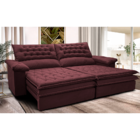 Sofá Retrátil E Reclinável 2,12m Molas Ensacadas Cama Inbox A