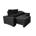 Sofá Retrátil E Reclinável 2,15m Cama Inbox Big Puffer Com So