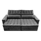 Sofá Retrátil E Reclinável 2,15m Cama Inbox Big Star Com Soft