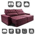 Sofá Retrátil E Reclinável 2,15m Cama Inbox Big Star Com Soft