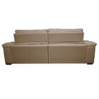 Sofá Retrátil E Reclinável 2,15m Molas Ensacadas Cama Inbox B