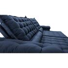 Sofá Retrátil E Reclinável 2,15m Molas Ensacadas Cama Inbox B