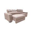 Sofá Retrátil E Reclinável 2,15m Molas Ensacadas Cama Inbox S