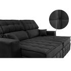 Sofá Retrátil E Reclinável 2,20m Molas Ensacadas E Costura Tr