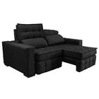 Sofá Retrátil E Reclinável 2,20m Molas Ensacadas E Costura Tr