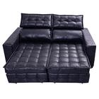 Sofá Retrátil E Reclinável 2,20m Molas Ensacadas E Costura Tr