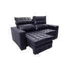 Sofá Retrátil E Reclinável 2,20m Molas Ensacadas E Costura Tr