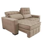 Sofá Retrátil E Reclinável 2,20m Molas Ensacadas E Costura Tr