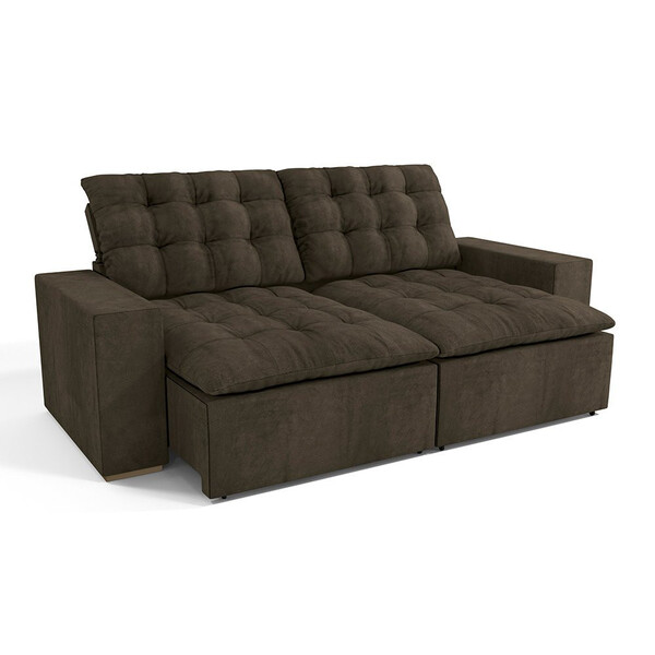 Sofá Retrátil E Reclinável 2,28 Metros Kappesberg Tibete