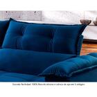 Sofá Retrátil E Reclinável 2,30m 4 Lugares Azul