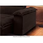 Sofá Retrátil E Reclinável 2,30m 4 Lugares Marrom