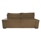 Sofá Retrátil E Reclinável 2,30m Cama Inbox Flórida Com Molas