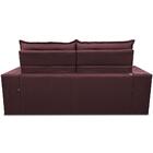 Sofá Retrátil E Reclinável 2,30m Essence Velusoft Vinho Cama