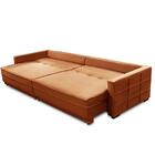 Sofá Retrátil E Reclinável 2,30m Karina Veludo Terracota Made