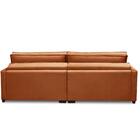 Sofá Retrátil E Reclinável 2,30m Karina Veludo Terracota Made