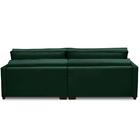 Sofá Retrátil E Reclinável 2,30m Karina Veludo Verde Madelina