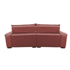 Sofá Retrátil E Reclinável 2,32m Com Molas Ensacadas Cama Inb