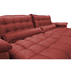 Sofá Retrátil E Reclinável 2,32m Com Molas Ensacadas Cama Inb