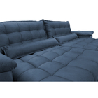 Sofá Retrátil E Reclinável 2,32m Com Molas Ensacadas Cama Inb