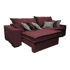 Sofá Retrátil E Reclinável 2,32m Com Molas Ensacadas Cama Inb