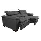 Sofá Retrátil E Reclinável 2,32m Molas Ensacadas Cama Inbox A