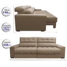 Sofá Retrátil E Reclinável 2,32m Molas Ensacadas Cama Inbox B