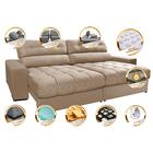 Sofá Retrátil E Reclinável 2,32m Molas Ensacadas Cama Inbox B