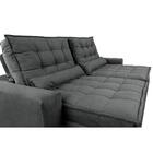 Sofá Retrátil E Reclinável 2,32m Molas Ensacadas Cama Inbox C