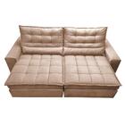 Sofá Retrátil E Reclinável 2,32m Molas Ensacadas Cama Inbox C