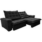 Sofá Retrátil E Reclinável 2,35m Cama Inbox Big Fresh Com Sof