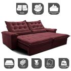 Sofá Retrátil E Reclinável 2,35m Cama Inbox Big Fresh Com Sof