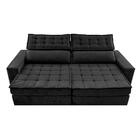 Sofá Retrátil E Reclinável 2,35m Cama Inbox Big Star Com Soft