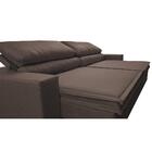 Sofá Retrátil E Reclinável 2,35m Império Com Molas Cama Inbox