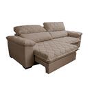 Sofá Retrátil E Reclinável 2,35m Molas Ensacadas Cama Inbox B