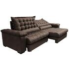 Sofá Retrátil E Reclinável 2,35m Molas Ensacadas Cama Inbox B