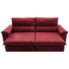 Sofá Retrátil E Reclinável 2,35m Molas Ensacadas Cama Inbox B