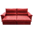 Sofá Retrátil E Reclinável 2,35m Molas Ensacadas Cama Inbox B