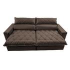 Sofá Retrátil E Reclinável 2,35m Molas Ensacadas Cama Inbox E