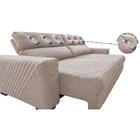 Sofá Retrátil E Reclinável 2,35m Molas Ensacadas Cama Inbox S