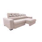 Sofá Retrátil E Reclinável 2,35m Molas Ensacadas Cama Inbox S