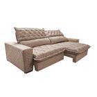 Sofá Retrátil E Reclinável 2,35m Molas Ensacadas Cama Inbox S