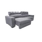 Sofá Retrátil E Reclinável 2,35m Molas Ensacadas Cama Inbox S