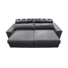 Sofá Retrátil E Reclinável 2,35m Molas Ensacadas Cama Inbox S